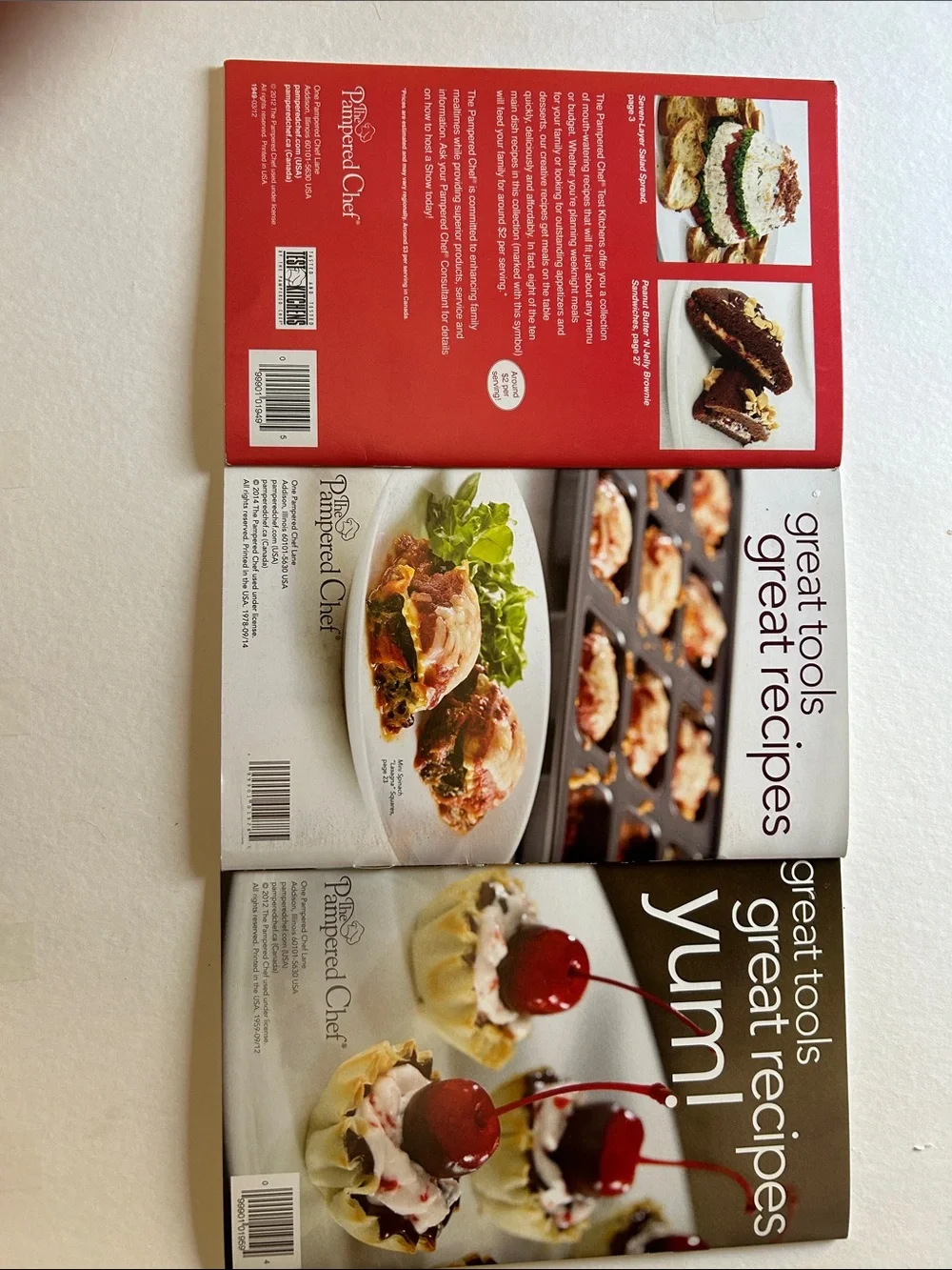 Pampered Chef Cookbooks